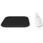 Zens üksik juhtmevaba laadija Combi Pack USB - Qi-sertifitseeritud 10W kiirlaadimisaluspind koos 12W seinatoidikuga, must