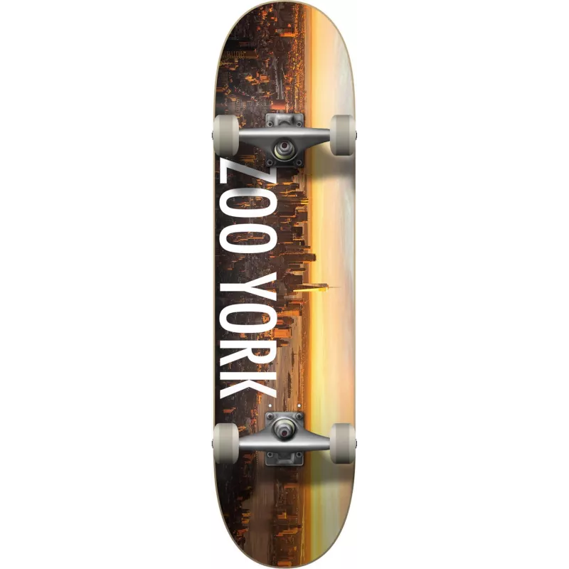 Zoo York Logo Block Complete Skateboard 7.5 Sunrise