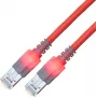 ZVK GmbH EasyLan DualBoot LED CAT 6 SFTP patch-kaabel, RJ-45 isane to RJ-45 isane, 7 m, punane CS1ORCDCD0070