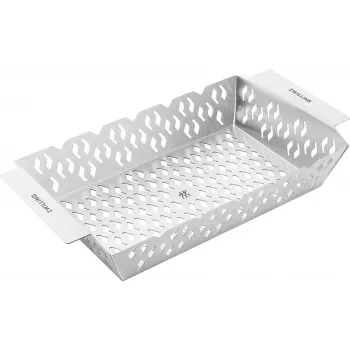 ZWILLING BBQ+ grillkorv 36x20 cm roostevabast terasest grillkorv käepidemetega