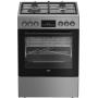 Beko FBMA61330GXDTN gaasipliit ühe 72 l elektriahjuga, 60 cm