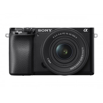 Sony Alpha 6100A ILCE6100AKB.CEC hübriidkaamera E PZ 16–50mm OSS II objektiiviga, must