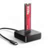 AXAGON ADSA-M2C11L M.2 NVMe SSD dokk, USB-C 10Gbps