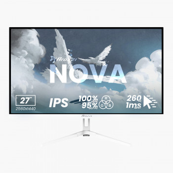 Arozzi Nova AZ-NO-27T2K260-WT 27-tolline IPS QHD 260 Hz monitor, valge
