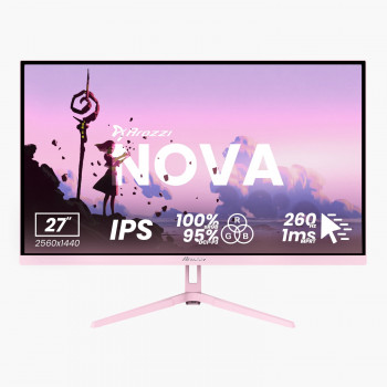 Arozzi Nova AZ-NO-27T2K260-PNK 27-tolline IPS QHD 260 Hz monitor, roosa