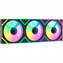 OCYPUS Gamma F36 ARGB integreeritud korpuseventilaatorite plokk, 360 mm, must