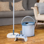 YORK pöörleva MOP SPECIAL põrandapuhastuskomplekt jalgpedaaliga väänajaga, 12L ämber, teleskoopvars, 2 mikrofiiberotsikut