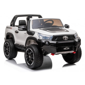 LEAN CARS elektriline mänguauto Toyota Hilux valge 12V koos vanemate puldiga