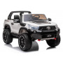 LEAN CARS elektriline mänguauto Toyota Hilux valge 12V koos vanemate puldiga