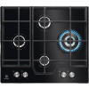 Electrolux KGG6456K 60 cm sisseehitatud gaaspliit 4 põletiga, must klaas
