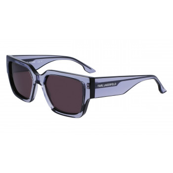 Karl Lagerfeld Unisex KL6142S-020 kandilised päikeseprillid, must raam, hallid läätsed, 55mm