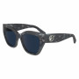 Longchamp LO741S-406 naiste päikeseprillid, havana raam, pruun gradient lääts, 55 mm