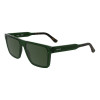 Lacoste meeste ristkülikukujulised päikeseprillid L6059SN-301, Havana raam, pruunid läätsed, 56mm