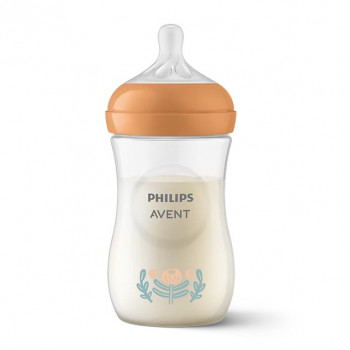 Philips AVENT Natural Response beebipudel 260 ml keskmise vooluga rinnanõelaga, 1 kuu+
