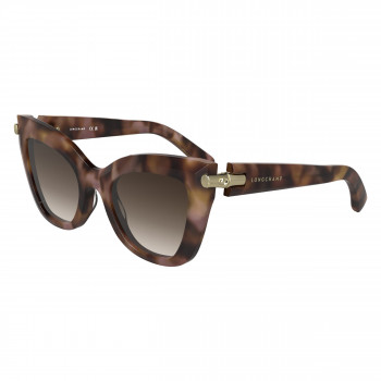 Longchamp LO775S-690 naiste päikeseprillid, havana raam, pruunid gradient-läätsed, 50mm