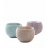 KETER lillepottide komplekt Cozies Trio lilla/beež/helesinine