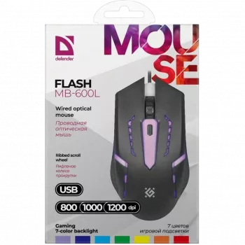 HIIR DEFENDER FLASH MB-600L OPTILINE LED 1200 dpi 4P