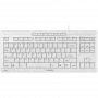 CHERRY STREAM TKL klaviatuur universaalne USB AZERTY Prantsuse valge