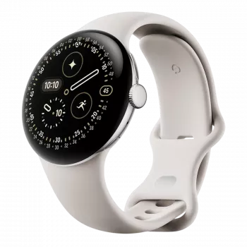 Google Pixel Watch 4 - 41 mm - Alumiiniumist hõbedane poleeritud (GA10830-EU)
