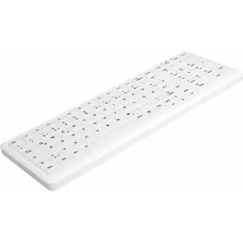 Contour Design Active Key AK-C7000 klaviatuur Meditsiiniline RF-juhtmevaba QWERTZ Saksa Valge