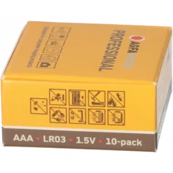 AgfaPhoto Professional Micro (AAA)-Battery Alkali-Mangan 1.5 V 10 tk (110-853482)