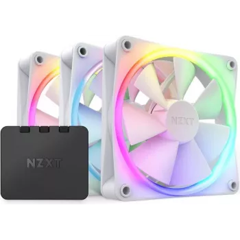 NZXT F120 RGB 120mm ARGB pöördvõre kolmikpakend - valge