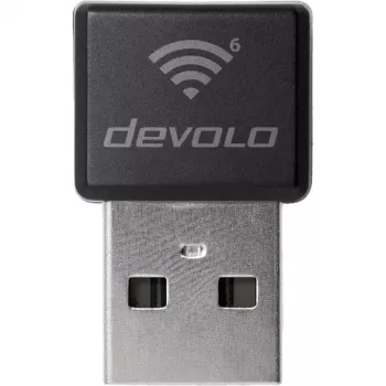Juhtmeta USB-adapter Devolo WiFi 6 Stick nano 7270 (must)