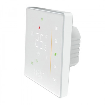 MOES WHT-006-GB-WH Wi-Fi elektripõrandakütte termostaat, 16 A, valge