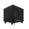 IT-BUDGET SRK 19-tollise võrgukapi komplekt, 12U, 600 × 600 mm, must, 99ITB19SRK1266GSM