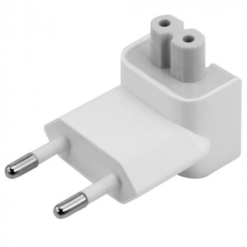 Akyga AK-AD-60 vahetatav EU CEE 7/16–IEC C7 toitepistik, valge