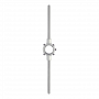 RUKO 242165 DIN 225 ümara keermelõikuri hoidik, 16 × 5 mm